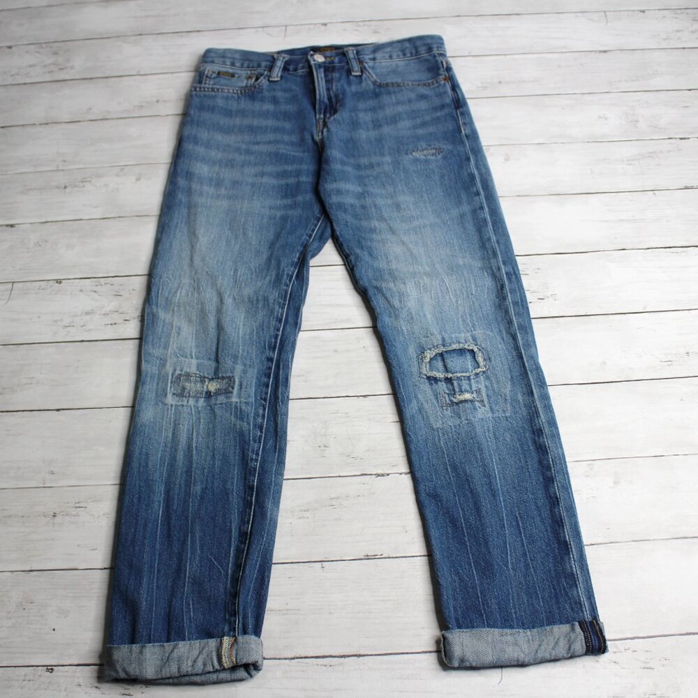 Polo Ralph Lauren Boy's Denim Blue Jeans Size 14 Youth Sullivan